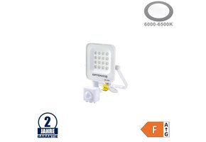 10W LED SMD Fluter weißes Gehäuse mit Bewegungsmelder Kaltweiß