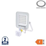 20W LED SMD Fluter weißes Gehäuse mit Bewegungsmelder Kaltweiß