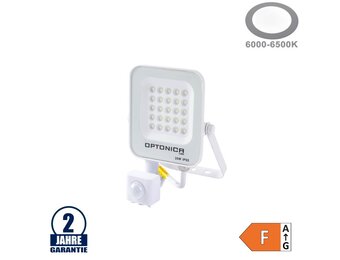 20W LED SMD Fluter weißes Gehäuse mit Bewegungsmelder Kaltweiß