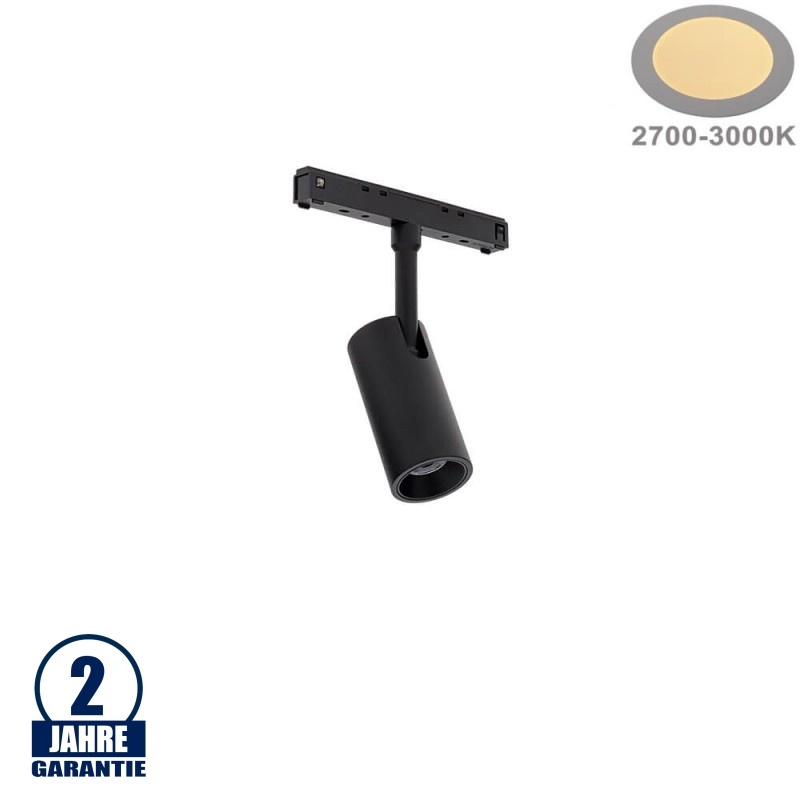 6W Schienenspot für 48V Stromschiene R15 Magnetic Line Warmweiß