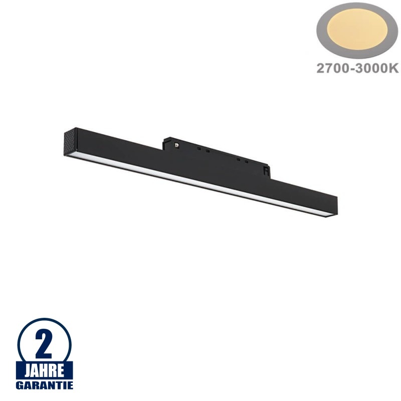 10W LED Leuchte 30cm für 48V Stromschiene R15 Magnetic Line Warmweiß