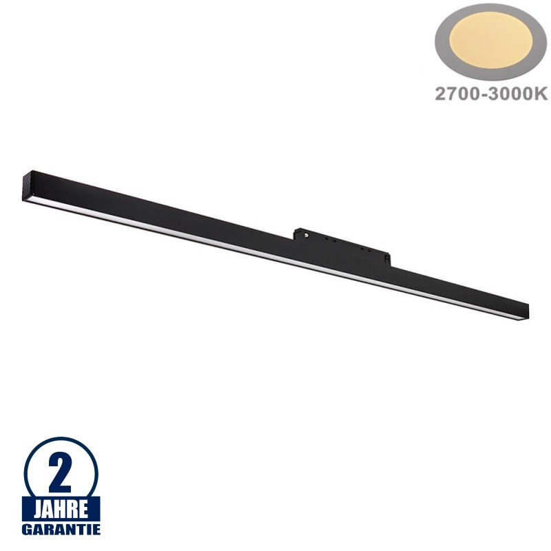 20W LED Leuchte 60cm für 48V Stromschiene R15 Magnetic Line Warmweiß