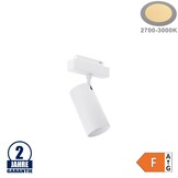 20W Schienenspot für 48V Stromschiene R35 Magnetic Line Weiß Warmweiß