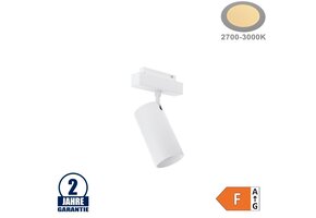 20W Schienenspot für 48V Stromschiene R35 Magnetic Line Weiß Warmweiß