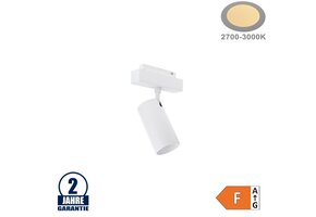 12W Schienenspot für 48V Stromschiene R35 Magnetic Line Weiß Warmweiß