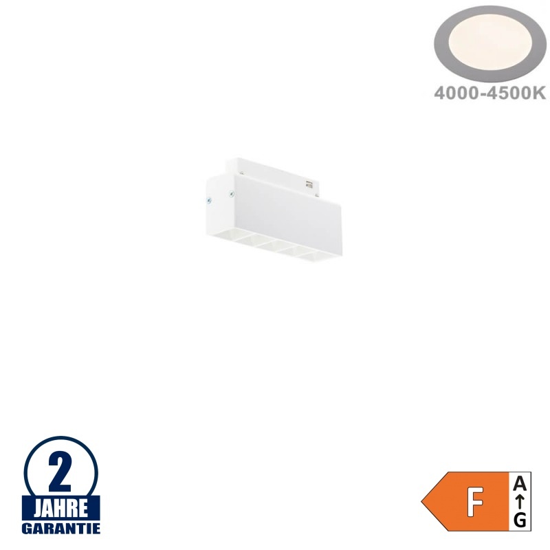 10W Strahler 5-flammig für 48V Stromschiene R35 Magnetic Line Weiß Neutralweiß