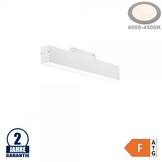12W LED Leuchte 30cm für 48V Stromschiene R35 Magnetic Line Weiß Neutralweiß