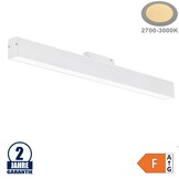 20W LED Leuchte 60cm für 48V Stromschiene R35 Magnetic Line Weiß Warmweiß