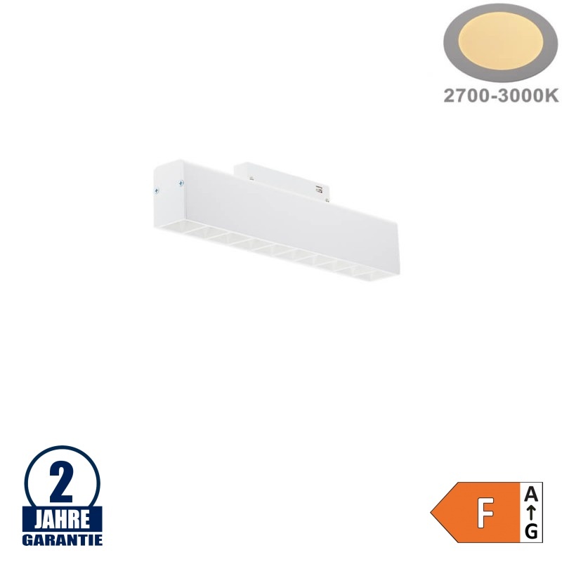 20W Strahler 10-flammig für 48V Stromschiene R35 Magnetic Line Weiß Warmweiß