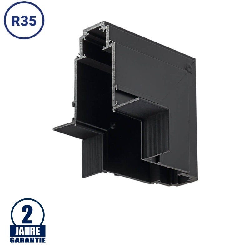 Eckstück R35 vertikal Einbau für 48V Stromschiene Magnetic Line