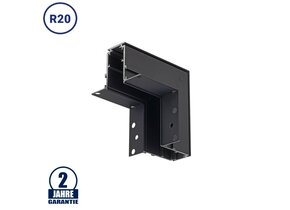 Eckstück R20 vertikal Einbau für 48V Stromschiene Magnetic Line