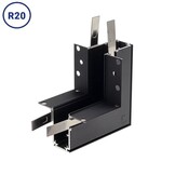 Eckstück R20 vertikal Einbau für 48V Stromschiene Magnetic Line