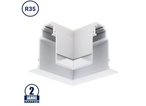 Eckstück R35 Einbau für 48V Stromschiene Magnetic Line Weiß
