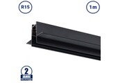 48V Stromschiene R15 Einbau V2 Magnetic Line Schwarz 1m