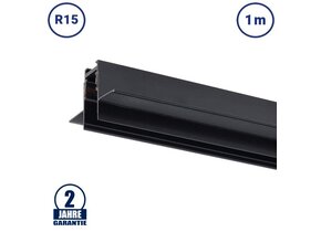48V Stromschiene R15 Einbau V2 Magnetic Line Schwarz 1m