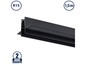 48V Stromschiene R15 Einbau V2 Magnetic Line Schwarz 1,5m
