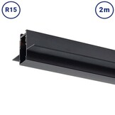 48V Stromschiene R15 Einbau V2 Magnetic Line Schwarz 2m