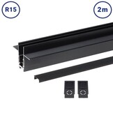 48V Stromschiene R15 Einbau V2 Magnetic Line Schwarz 2m
