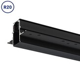 48V Stromschiene R20 Einbau V2 Magnetic Line Schwarz 1,5m