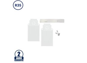 Endkappen für 48V Stromschiene R35 Einbau Magnetic Line Weiß