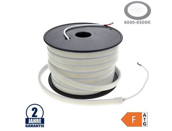 504SMD/m 6W/m 48V COB LED Streifen Kaltweiß IP67 20m