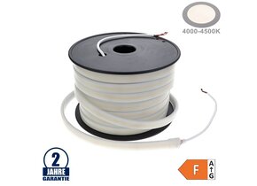 504SMD/m 6W/m 48V COB LED Streifen Neutralweiß IP67 20m