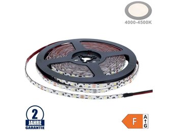 60SMD/m 7,2W/m 12V LED S-Streifen 2835 5m Neutralweiß
