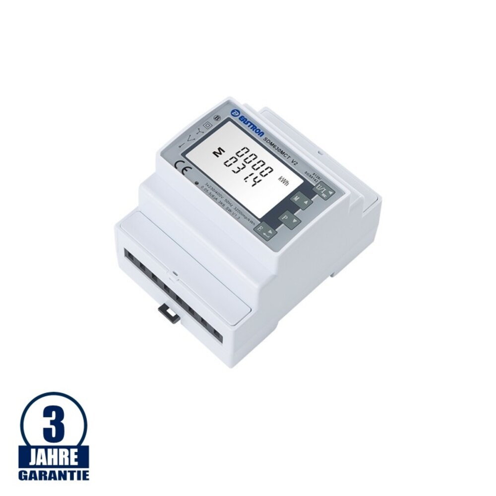 Stromzähler 3 phasig für Solaranlagen 3x230V 100A LEDFactory