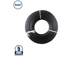 Solar PV Aderleitung 1500V DC Schwarz 1m