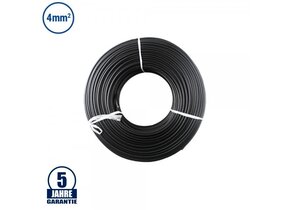 Solar PV Aderleitung 1500V DC Schwarz 1m