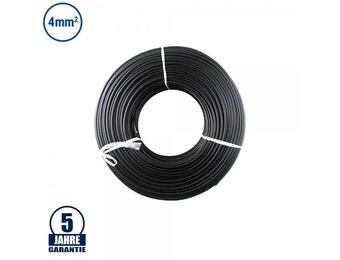 Solar PV Aderleitung 1500V DC Schwarz 1m