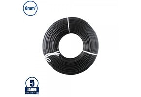 Solar PV Aderleitung 1500V DC Schwarz 1m