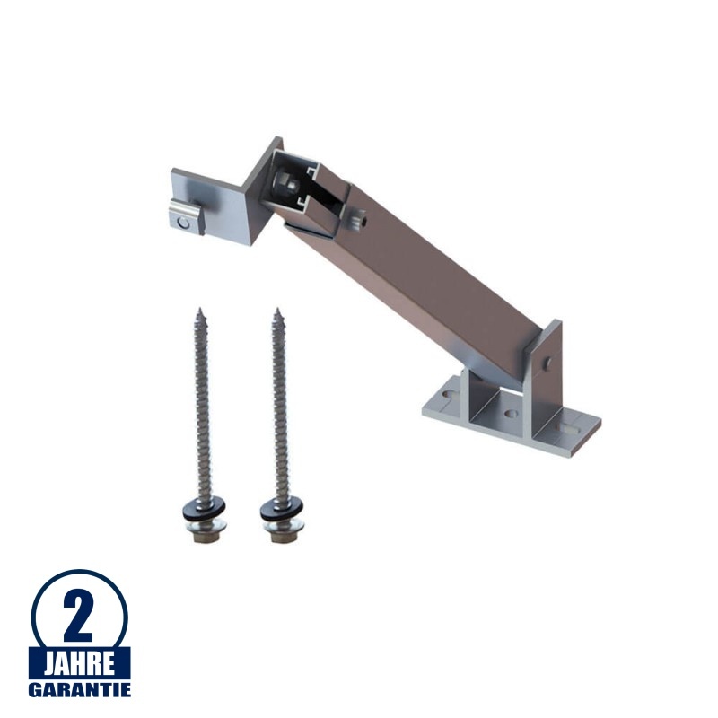 Hintere Montagehalterung für Solarpanels verstellbar 10-15° 200mm