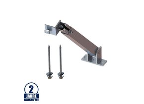 Hintere Montagehalterung für Solarpanels verstellbar 15-30° 320mm