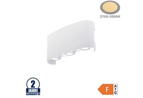 6W LED Wandleuchte Weiß Warmweiß