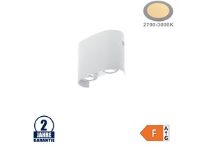 4W LED Wandleuchte Weiß Warmweiß
