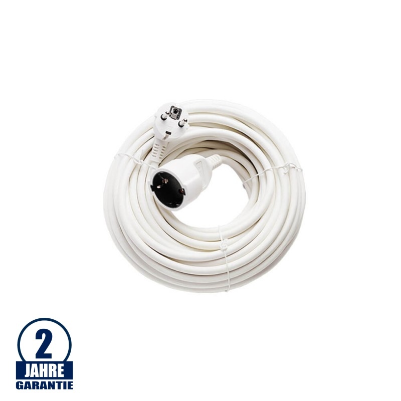 Verlängerungskabel 10m weiß