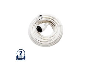 Verlängerungskabel 20m weiß