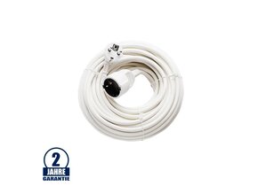 Verlängerungskabel 20m weiß