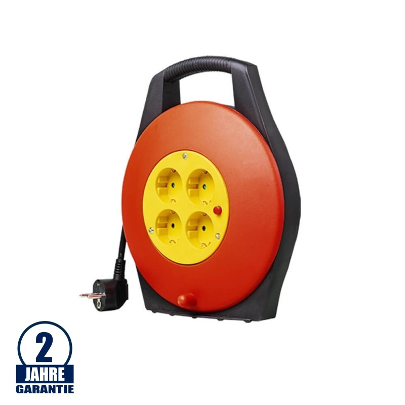 Kabeltrommel 10m 4-fach