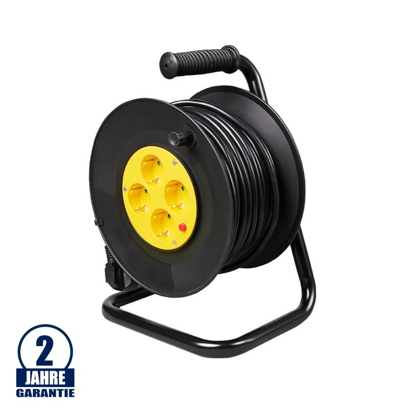 Kabeltrommel 25m 4-fach