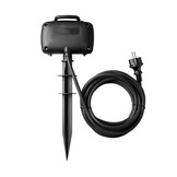 Erdspieß-Steckdose 2-fach 5m Kabel