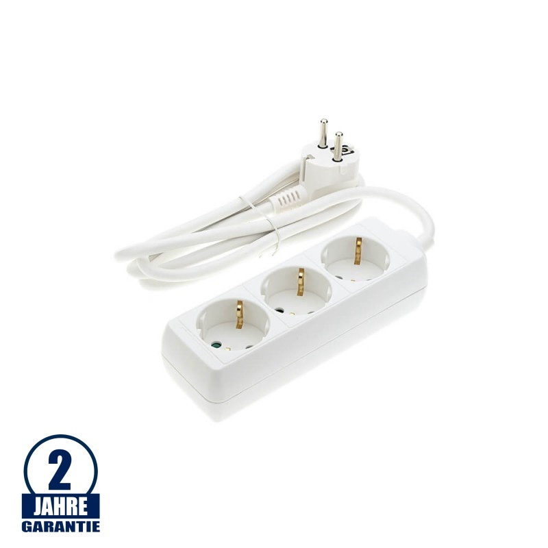 Steckdosenleiste 3-fach 1,5m Kabel 16A