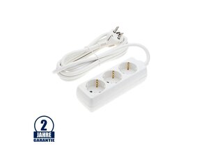 Steckdosenleiste 3-fach 3m Kabel 16A
