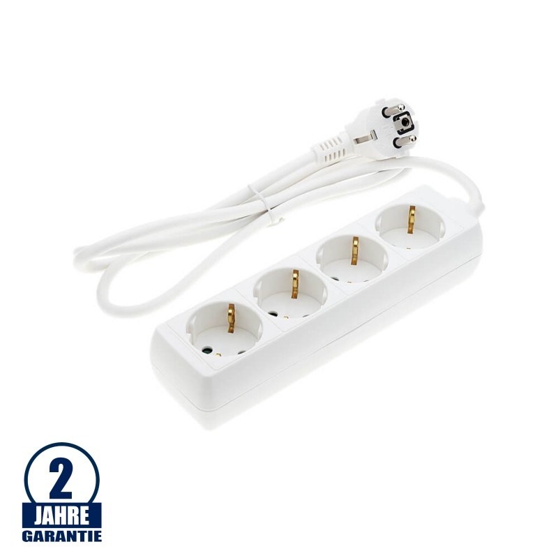 Steckdosenleiste 4-fach 1,5m Kabel 16A