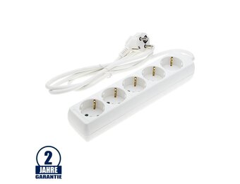 Steckdosenleiste 5-fach 1,5m Kabel 16A