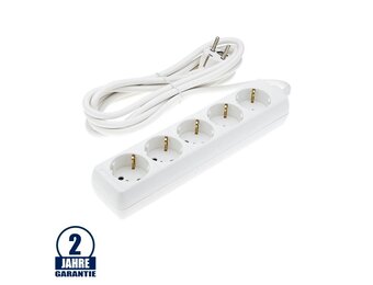 Steckdosenleiste 5-fach 3m Kabel 16A