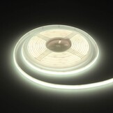 320SMD/m 10W/m 24V COB LED Streifen spritzwassergeschützt Kaltweiß 5m