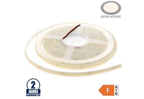 320SMD/m 10W/m 24V COB LED Streifen spritzwassergeschützt Neutralweiß 5m