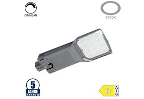 100W LED Straßenleuchte Moso 0-10V Dimmbar mit Dämmerungssensor 5700K